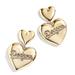 WEAR by Erin Andrews x Baublebar Los Angeles Dodgers Heart Statement Drop Earrings