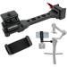RS3 Gimbal Monitor Mount RS2 Handle Extension Plate Metal with 1/4 Thread Cold Shoe Mount for Light Stand