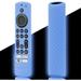 CT-RC1US-21 Remote Cover Case Replacement for Toshiba/Insignia FireTV Blue Silicone Protective Protector