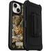 OtterBox iPhone 14 & iPhone 13 Only Defender Series Case - Realtree Edge Black/Realtree Graphic - Rugged & Durable - with Port Protection - Includes Holster Clip Kickstand - Non-Retail Packaging