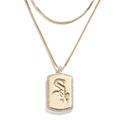 WEAR by Erin Andrews x Baublebar Chicago White Sox Dog Tag Necklace