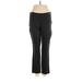 Anne Klein Casual Pants - Mid/Reg Rise: Black Bottoms - Women's Size Medium