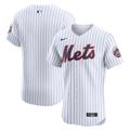 Weißes Nike New York Mets Elite-Heimtrikot für Herren