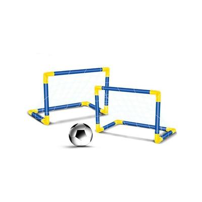 Set 2 Buts De Football Avec Filet Pour Enfants 51x43x85cm Avec Ballon Pour Exterieur