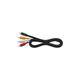 VMC15MR2 - 3xRCA - Male connector / Male connector - 1,5 m - Noir - Rouge - Blanc - Jaune