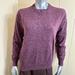 J. Crew Tops | J Crew Long Sleeve Pullover Sweatshirt Women Size M Purple With White Flecks | Color: Purple | Size: M