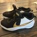 Nike Shoes | Nike 50% Off Hustledx-Su21 Basketball Shoe, Size 5.5 Youth Blackwhitegold | Color: Black/Gold | Size: 5.5bb