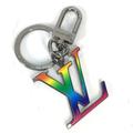Louis Vuitton Accessories | Auth Louis Vuitton Mp2464 Portocle Lv Rainbow Bag Charm Key Holder | Color: Red/Silver | Size: Length: 3.7inch