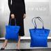 Michael Kors Bags | Michael Kors Blue Lightweight Neoprene Leather Trim Tote Bag | Color: Blue | Size: Os