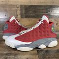 Nike Shoes | Air Jordan 13 Red Flint Size 8 Mens Nike Grey White 2020 Dj5982-600 | Color: Red/White | Size: 8