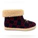 Gucci Shoes | Gucci Fria Horsebit Gg Logo Wool Shearling Fur Women Ankle Booties Size | Color: Blue/Red | Size: 5.5