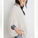Anthropologie Sweaters | Anthropologie Akemi + Kin Rosie Pointelle Pullover Poncho Sweater One Size | Color: Cream | Size: One Size