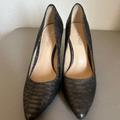 Nine West Shoes | Nine West Garisono Us 5 1/2 M High Heel Shoes Dressy Pumps | Color: Gray | Size: 5.5