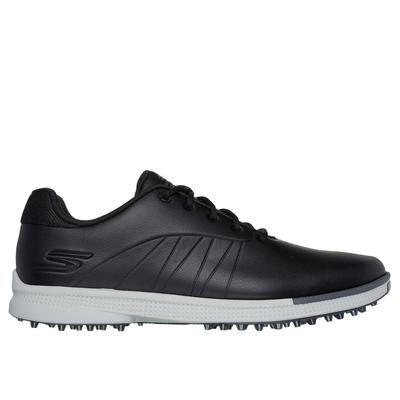 Skechers Men's GO GOLF Tempo GF Shoes | Size 8.5 Extra Wide | Black/Gray | Synthetic/Textile