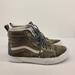 Vans Shoes | B33 Vans Unisex Men 7.5 Women 9 Sk8-Hi Mte Shoes Scotchgard Suede Top Fur Lined | Color: Gray/Green | Size: 9