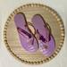 Coach Shoes | Coach - Kerrie - 9b U.S. - Lilac & Pink Glitter Flip Flops / Sandals **10% Off** | Color: Pink/Purple | Size: 9