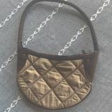 J. Crew Bags | J Crew Mini Quilted Suede Bag. Brown Suede, Polyester And Cotton. | Color: Brown/Tan | Size: Os