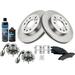 2008-2014 GMC Yukon Front Brake Pad and Rotor and Wheel Hub Kit - TRQ