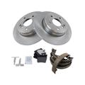 2006-2007 Mercedes C350 Rear Brake Pad Rotor and Parking Brake Kit - TRQ