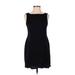 St. John Couture Casual Dress - Mini: Black Print Dresses - Women's Size 4