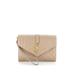 Saint Laurent Leather Clutch: Tan Bags