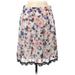 Jessica Simpson Casual Skirt: Purple Floral Bottoms - Women's Size 6