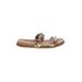 Dolce Vita Sandals: Tan Print Shoes - Women's Size 10 - Open Toe
