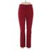 Violets & Roses Casual Pants - High Rise: Burgundy Bottoms - Women's Size 14