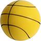 Silent Basketball, Silent Basketball Dribbling Indoor Low Noise Foam Basketball Training Equipment Foam Quiet Basketball fof Various Indoor Activities/1024 (Color : Yellow, Size : NO.5)