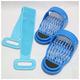 Bath Brush Set Bath Shower Foot Scrubber Massager Cleaner Spa Exfoliating Washer Wash Slipper Tool Bathroom Bath Foot Brushes Remove Dead Skin Bath Brush Back Scrubber Long Handle (Size : 2pcs with 7