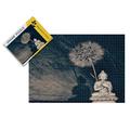 Puzzles for Adults Jigsaw Puzzles 2000 Pieces Dandelions and Buddha Statues Paper puzzle 2000 Piece Puzzles for Adults Large Difficult Scenery Games Puzzles 100 * 70cm