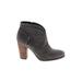 Vince Camuto Ankle Boots: Gray Print Shoes - Women's Size 6 - Round Toe