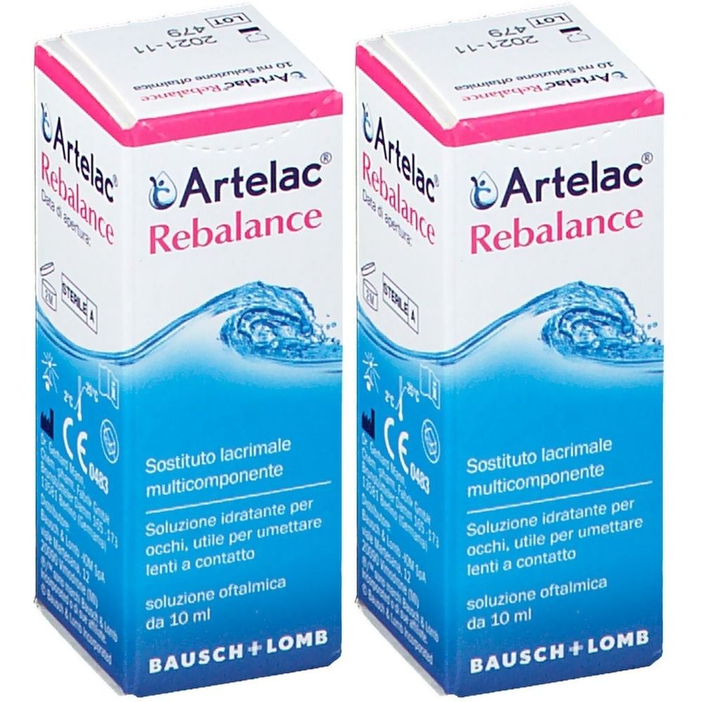 Artelac® Rebalance Collirio 2x10 ml Gocce oftalmiche
