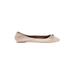Coach Flats: Ivory Solid Shoes - Women's Size 10 - Round Toe