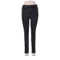 White House Black Market Jeans - Mid/Reg Rise: Black Bottoms - Women's Size 6 - Indigo Wash