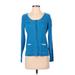 Nic + Zoe Cardigan Sweater: Blue Print Sweaters & Sweatshirts - Women's Size Small