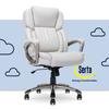 Serta Garret Ergonomic Executive Office Chair, Adjustable with Layered Body Pillows, Waterfall Seat Edge