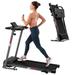 Folding Treadmill 2.5HP Compact Electric Treadmill Foldable Portable Running Machine for Small Spaces Workout, 265LBS Capacity