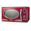 Retro Countertop Microwave Oven - 800-Watt - 0.9 cu ft - 12 Pre-Programmed Cooking Settings - Digital Clock - Kitchen Appliances