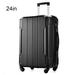 24'' Hard Shell Single Luggage Spinner Suitcase with TSA Lock