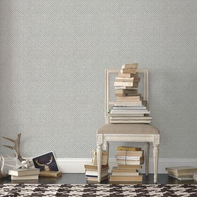 Galerie Wallcoverings Nostalgie Collection Diamond Plate Non-woven Metallic Wallpaper Roll