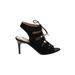 Sole Society Heels: Black Solid Shoes - Women's Size 9 - Open Toe