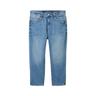 TOM TAILOR Damen Kate Caprijeans, blau, Uni, Gr. 33