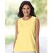 Blair Women's Dot Tank - Yellow - PXL - Petite