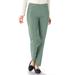 Blair Women's SlimSation® Tapered-Length Pants - Green - 14 - Misses