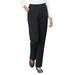 Blair Women's Everyday Knit Straight-Leg Pants - Black - 3X - Womens