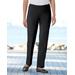 Blair Women's SlimSation® Straight-Leg Pants - Black - 6P - Petite