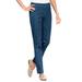 Blair Women's SlimSation® Tapered-Length Pants - Denim - 22W - Womens