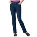 Blair Women's Liberty Knit Denim Slim Pull-On Jeans - Denim - PL - Petite