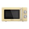ProClean 3110 Retro Gelb Mechanischer Mikrowellenherd mitGrill von 20 l und 700 w.